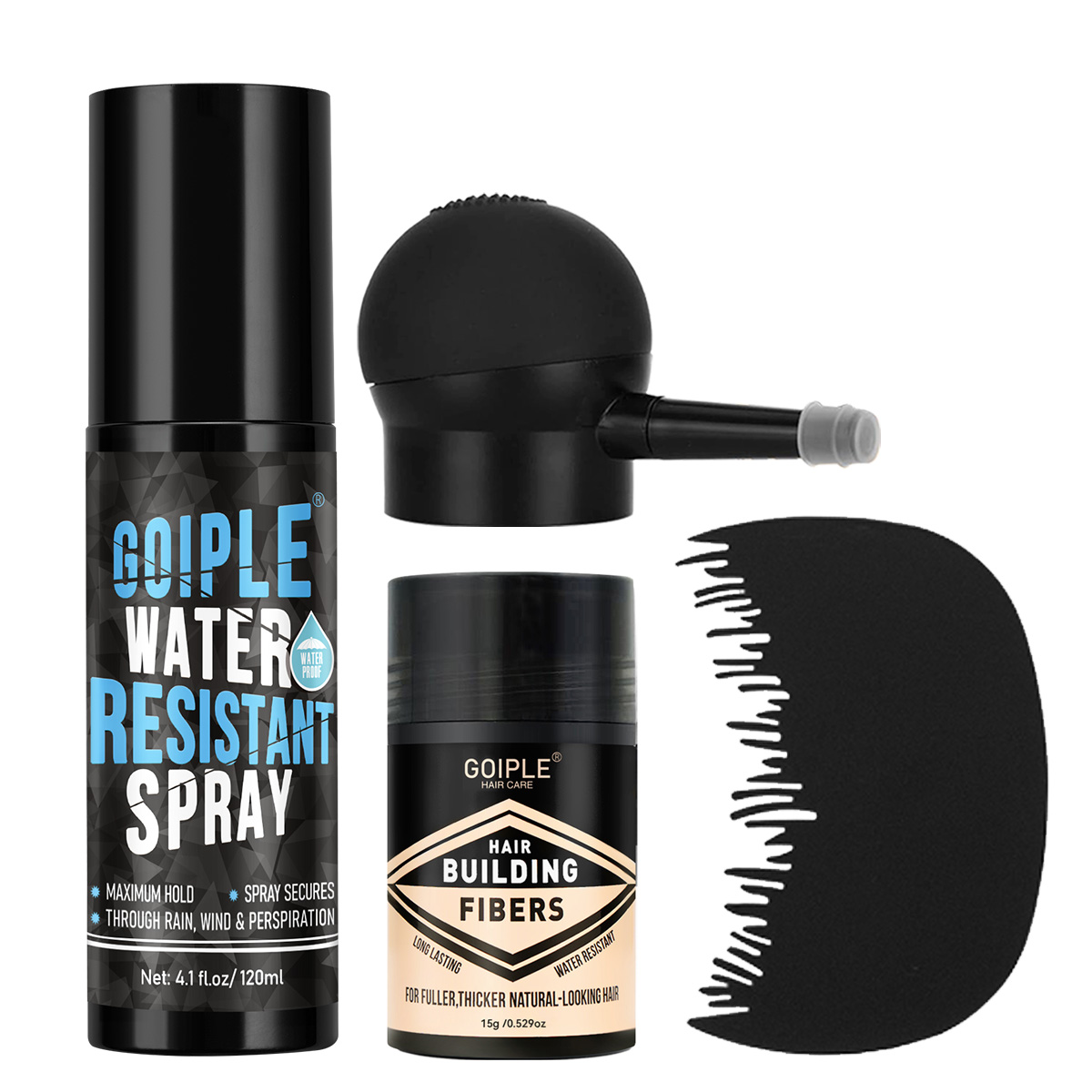 Hair Care Vegan - Spray résistant à l'eau, poudre de
