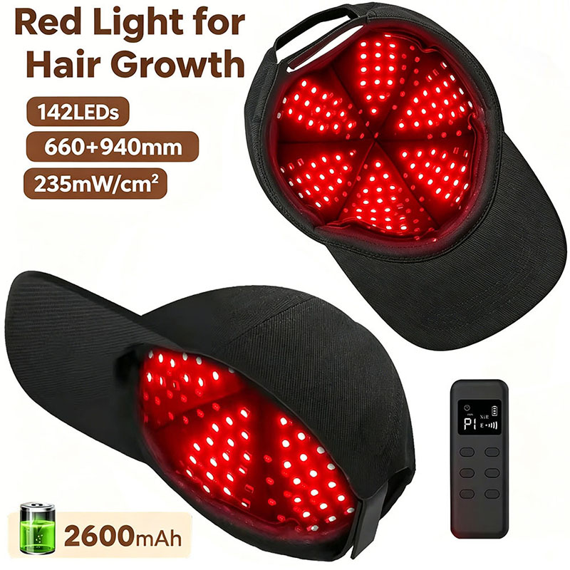 Hair Care Vegan - Casque de luminothérapie LED rouge pour