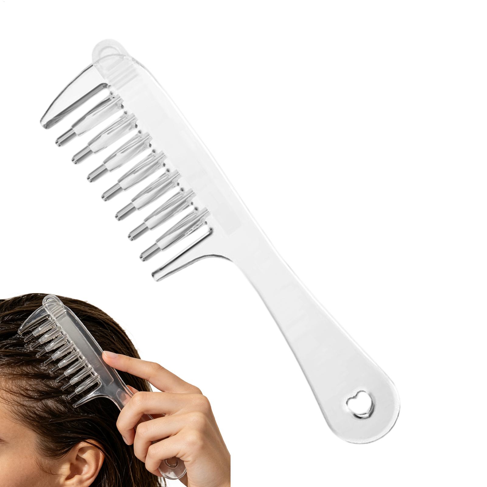 Hair Care In Salon - Peigne applicateur d'huile capillaire rechargeable avec